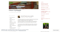 Desktop Screenshot of guitare-et-pedagogie.net