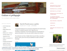 Tablet Screenshot of guitare-et-pedagogie.net